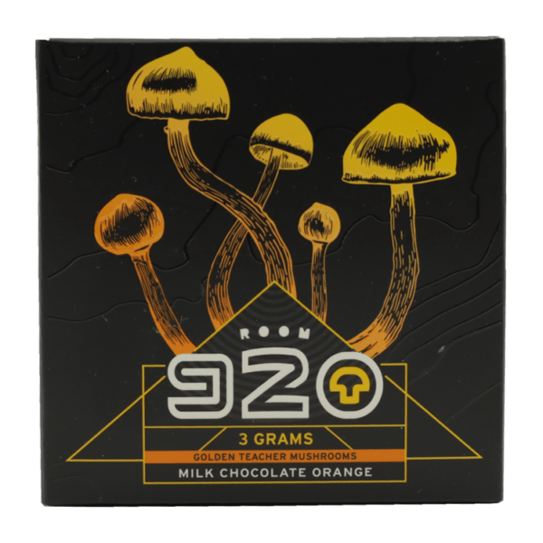 Room 920 - Mushroom Chocolate Bar - Milk Chocolate Orange - 3 grams | Microdosing Mushrooms Canada
