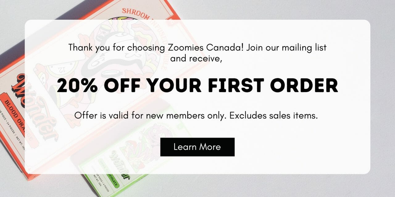20% OFF FIRST ORDER | Microdosing Mushrooms Canada