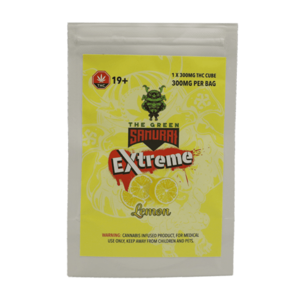 Green Samurai Extreme - Lemon Gummy 300mg THC | Microdosing Mushrooms Canada