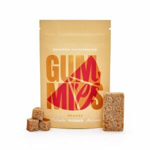Euphoria Psychedelics – Orange Gummy 1000mg | Microdosing Mushrooms Canada